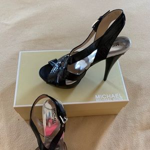 High heeled sandals